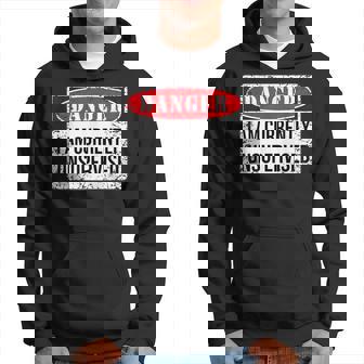 Danger I Am Currently Unsupervised Hoodie - Thegiftio UK