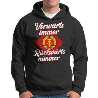 Ddr Orwärts Forward Immer Backward S Kapuzenpullover - Geschenkecke