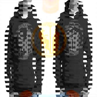 The Delphic Oracle King Aigeus In Front Of The Pythia Hoodie | Mazezy