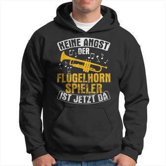 Der Flugelhorn Spieler Ist Jetzt Da Blasmusik Flugelhorn Kapuzenpullover - Geschenkecke