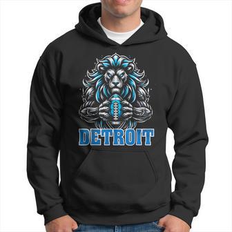 Graphic Detroit Retro Styles 90S Detroit Name Personalized Hoodie - Thegiftio UK