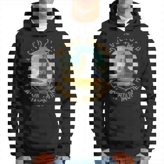 Devils Tower National Monument Distressed Circle Hoodie | Seseable CA