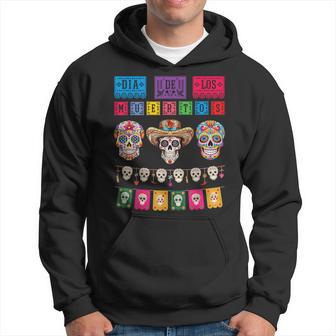 Dia De Los Muertos Day Of The Dead Mexican Skull Hoodie - Thegiftio UK