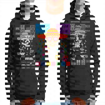 Dia De Los Muertos Day Of The Dead Sugar Skull Halloween Hoodie | Mazezy