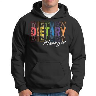 Dietary Manager Appreciation Leopard Hoodie - Thegiftio UK