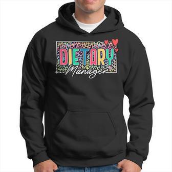 Dietary Manager Leopard Hoodie - Thegiftio UK