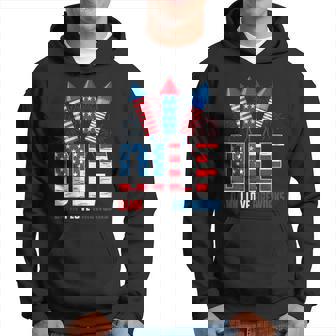 Dilf Damn I Love Fireworks Patriotic America Freedom Hoodie | Mazezy