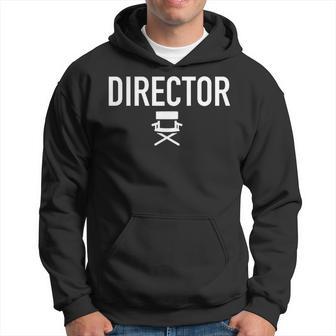 Director In The Corner W Chair Best Film Crew T Hoodie - Thegiftio UK