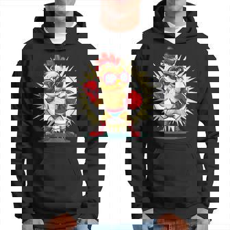 Disfraz De Pollo De Boxeo De Aspecto Divertido Para Niños Y Niñas Deportivas Sudadera - Regaloses