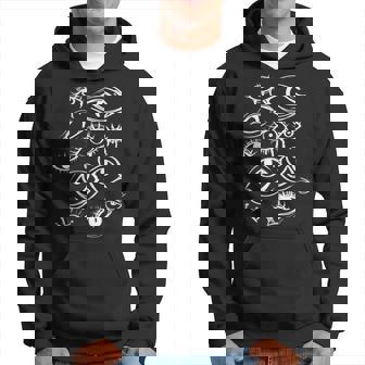 Distressed Eyeball Grunge Eyes Goth Strange Unique Harajuku Hoodie | Seseable CA