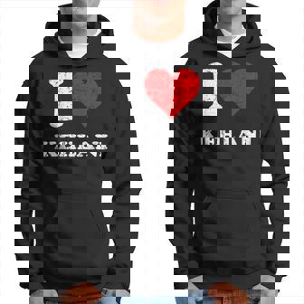 Distressed Grunge Worn Out Style I Love Kehlani Hoodie - Thegiftio UK