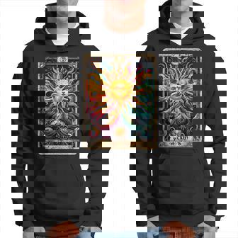 Distressed Grunge Worn Out Style The Sun Tarot Card Hoodie - Thegiftio UK