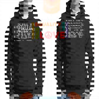 Diversity Equality Love Peace Human Rights Social Justice Hoodie - Monsterry