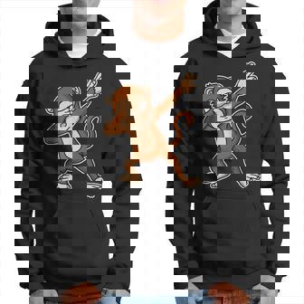 Divertente Dabbing Monkey Regalo Dab Scimmia Felpa con cappuccio - Novitaregali