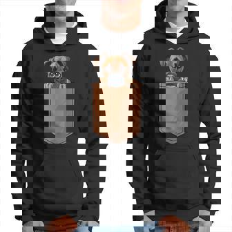 Divertido Boxer Con Diseño De Perro En Bolsillo Para Amantes De Los Perros Sudadera - Regaloses