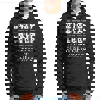 Divertido Regalo De Jubilación Para Profesores De Inglés Jubilados Solo Más Feliz Sudadera - Regaloses