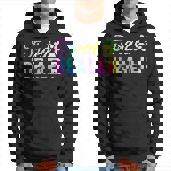 Dog Treat Dealer Dog Owner Dog Treats Tie Dye Dog Lover Hoodie - Seseable