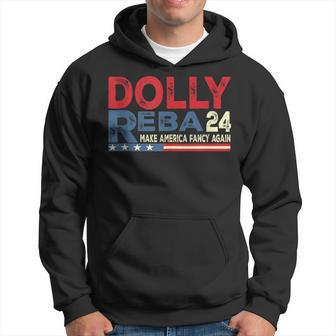 Dolly And Reba 2024 Make America Fancy Again Hoodie - Thegiftio UK