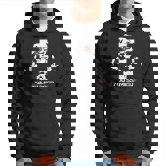 Donald Trump 45 47 Fist Pump Middle Finger You Missed 2024 Hoodie - Monsterry