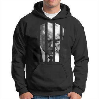 Donald Trump Real Hot Behind Bars Hoodie - Thegiftio UK