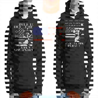 Don't Let The Old Man In Vintage American Flag Hoodie - Thegiftio