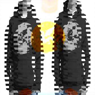 Dragon Halloween Bats Witch Haunted House Hoodie - Monsterry