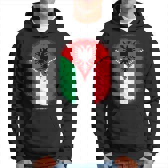 Drapeau De L'albanie Italie Albanaise Fermeture Éclair Sweat à capuche - Cadeauxyz