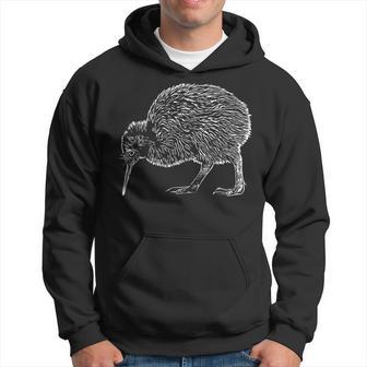 Drawing New Zealand Kiwi Bird Kapuzenpullover - Geschenkecke