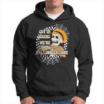 Drive Car Get In Losers We're Saving Halloween Town Hoodie - Thegiftio UK