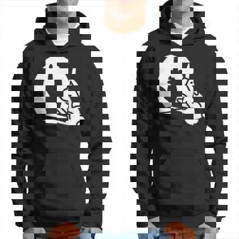 Drôle De Lapin Ombre Main Majeur Signe Le Doigt Lapin Sweat à capuche - Cadeauxyz