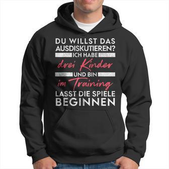 Du Willst Das Ausdiskutieren -Ater Kinder Kapuzenpullover - Geschenkecke