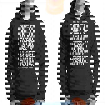 Due To Inflation This Is My Halloween Costume Lazy Hoodie - Seseable