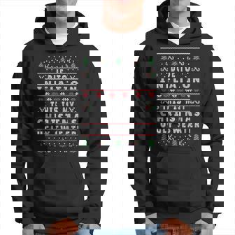 Due To Inflation This Is My Ugly Christmas Hoodie | Mazezy