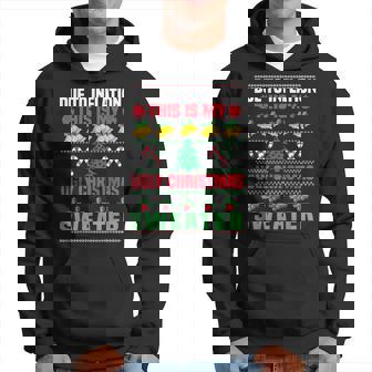 Due To Inflation This Is My Ugly Christmas Sweaters Hoodie - Thegiftio
