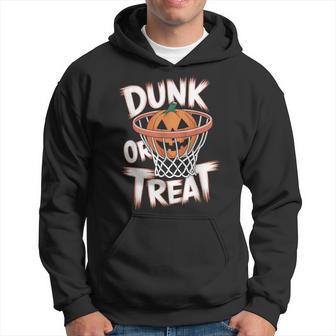 Dunk Or Treat Halloween Basketball T Spooky Basketball Hoodie - Thegiftio UK