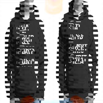 Eat Sleep Arrest Repeat Police Officer For Officers Hoodie - Thegiftio