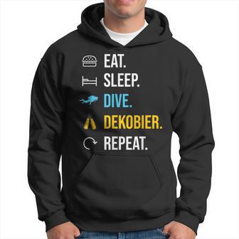 Eat Sleep Dive Dekobier Repeat Diving Kapuzenpullover - Geschenkecke