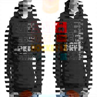 Eat Sleep Regalos De Repetición De Hockey Sobre Césped Para Hombres Niños Hockey Sudadera - Regaloses