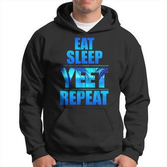 Eat Sleep Yeet Repeat Vintage Hoodie - Thegiftio UK