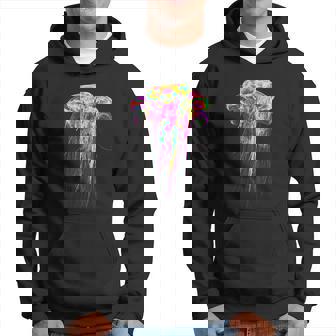Edm Rave Trippy Atomic Jellyfish Hoodie - Monsterry