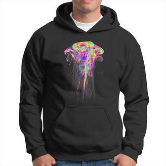 Edm Rave Trippy Atomic Jellyfish Hoodie - Monsterry