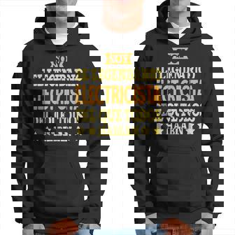 Electricista Profesión Divertida Electricista Sudadera - Regaloses