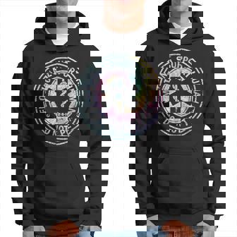 Emotional Support Human Do Not Pet Tie Dye Hoodie | Mazezy