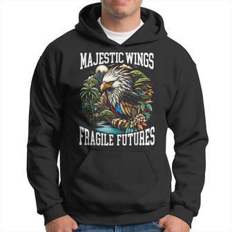 Endangered Species Philippine Eagle Animal Rights Activist Hoodie - Monsterry