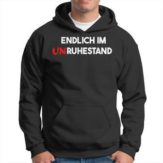 Endlich Im Unruhestand Senior Retiree Kapuzenpullover - Geschenkecke