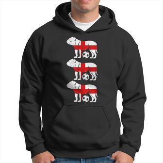 England Bulldog Football Flag English Soccer And Dogs Lover Hoodie - Thegiftio UK