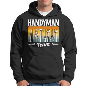 Équipe De Bricoleurs Homme À Tout Faire Bricolage Fixer Sweat à capuche - Cadeauxyz