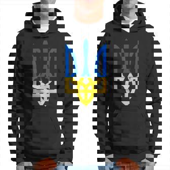 Escudo De Armas De Ucrania Ucrania Tryzub Ucrania Trident Sudadera - Regaloses