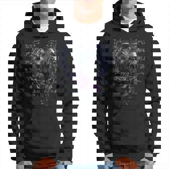 Espiral Original Corazón De Cuervo Cuervos Góticos Sudadera - Regaloses