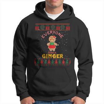 Everyone Loves A Ginger Christmas Ugly Christmas Sweater Hoodie - Thegiftio UK